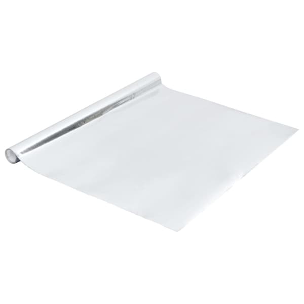 Dekorplast silver högglans 500x90 cm PVC