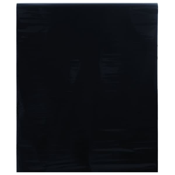 Fönsterfilm statisk frostad frostad svart 45x1000 cm PVC