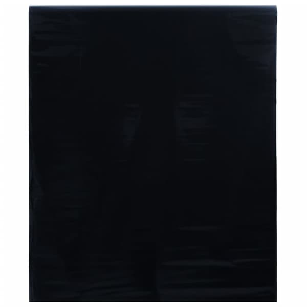 Fönsterfilm statisk frostad frostad svart 45x2000 cm PVC