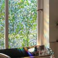 Miniatyrbild 7 av 8: OBOSOE Självhäftande fönsterfilm för solskydd och UV-skydd，Färgad Glasfilm，ogenomskinlig design för integritetsskydd