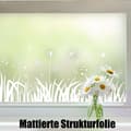 Miniatyrbild 9 av 10: Lollanda Ogenomskinlig fönsterfilm Maskrosmönster Integritetsskyddsfilm UV-skydd Lämplig för badrum