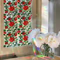 Miniatyrbild 3 av 6: OBOSOE Fönsterfilm med blommor – frostad statisk integritetsskyddsfilm med solskydd, självhäftande glasfilm 43x100 cm