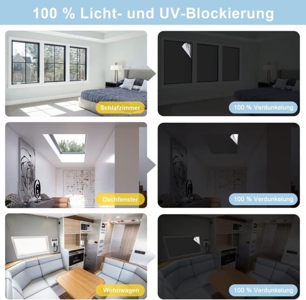 Lollanda Blackout rullegardin – solbeskyttelse og varmeisolering uden huller, 100% mørklægning og UV-beskyttende gardin