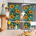 Miniatyrbild 2 av 8: OBOSOE Solros Fönsterfilm 2-pack – Statisk Insynsskydd & UV-skydd för Badrum 45×100 cm