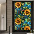 Miniatyrbild 1 av 8: OBOSOE Solros Fönsterfilm 2-pack – Statisk Insynsskydd & UV-skydd för Badrum 45×100 cm