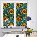 Miniatyrbild 1 av 9: OBOSOE Solros Fönsterfilm 2-pack – Statisk Insynsskydd & UV-skydd för Badrum 45×100 cm