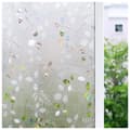 Pikkukuva 1 / 9: Lollanda Window Film – 3D-kasviaihe värillisellä lasiefektillä, koristeellinen ja yksityisyyttä suojaava ikkunatarra