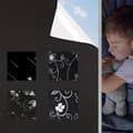 Miniatyrbild 2 av 6: Lollanda Fönsterfilm – opak insynsskyddande självhäftande film med UV-skydd och energibesparing, för badrum, kontor och kök