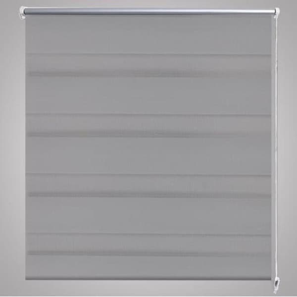 vidaXL Rullegardiner sebramønstret 90x150 cm grå