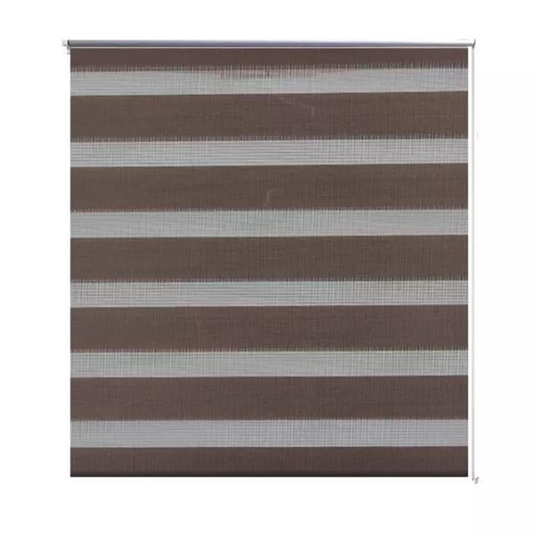 vidaXL Zebra Gardiner 90 x 150 cm Kaffe Farge
