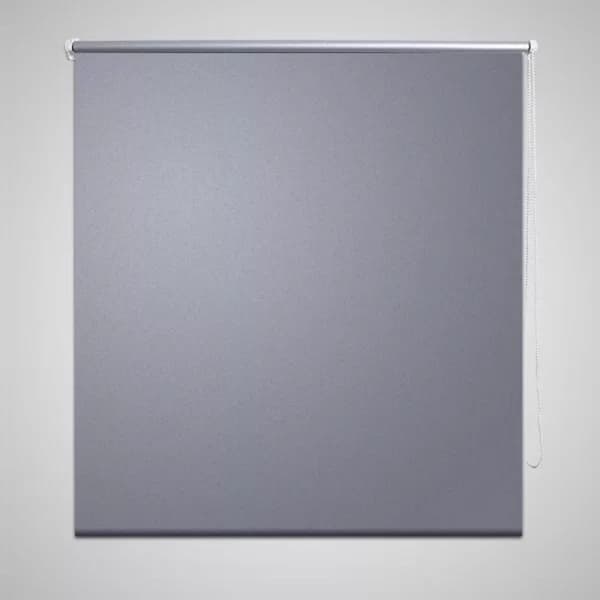 vidaXL Rullgardin grå 80 x 175 cm mörkläggande