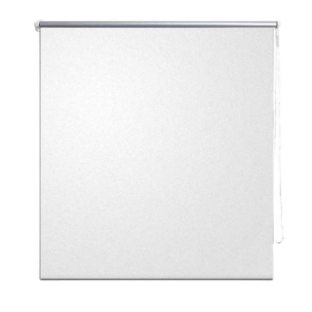 vidaXL Rullgardin för mörkläggning 120 x 175 cm vit