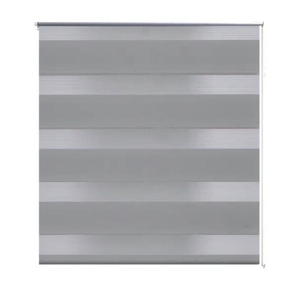 vidaXL Zebra rullakaihdin 50 x 100 cm harmaa