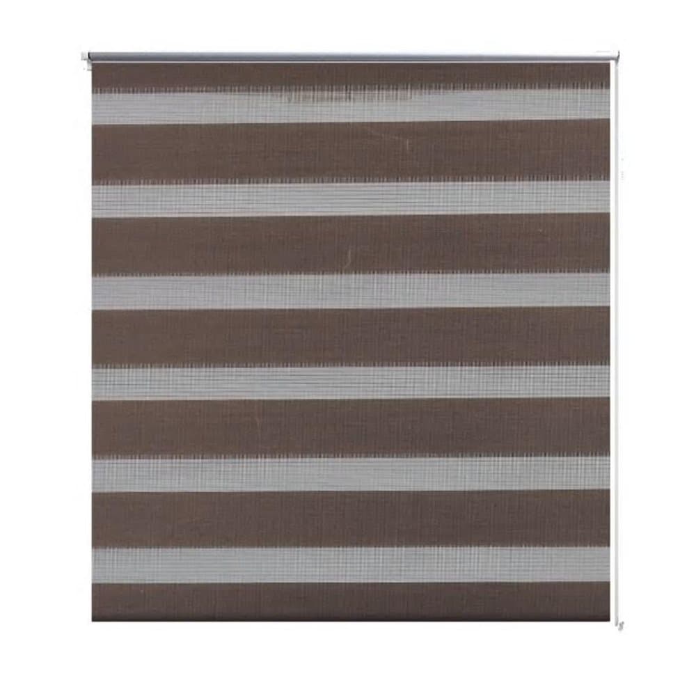 vidaXL Zebra rullakaihdin 80 x 150 cm kahvinruskea