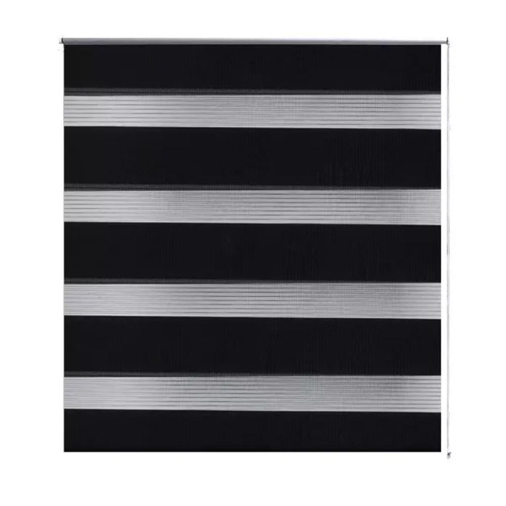 vidaXL Zebra rullakaihdin 80 x 175 cm musta