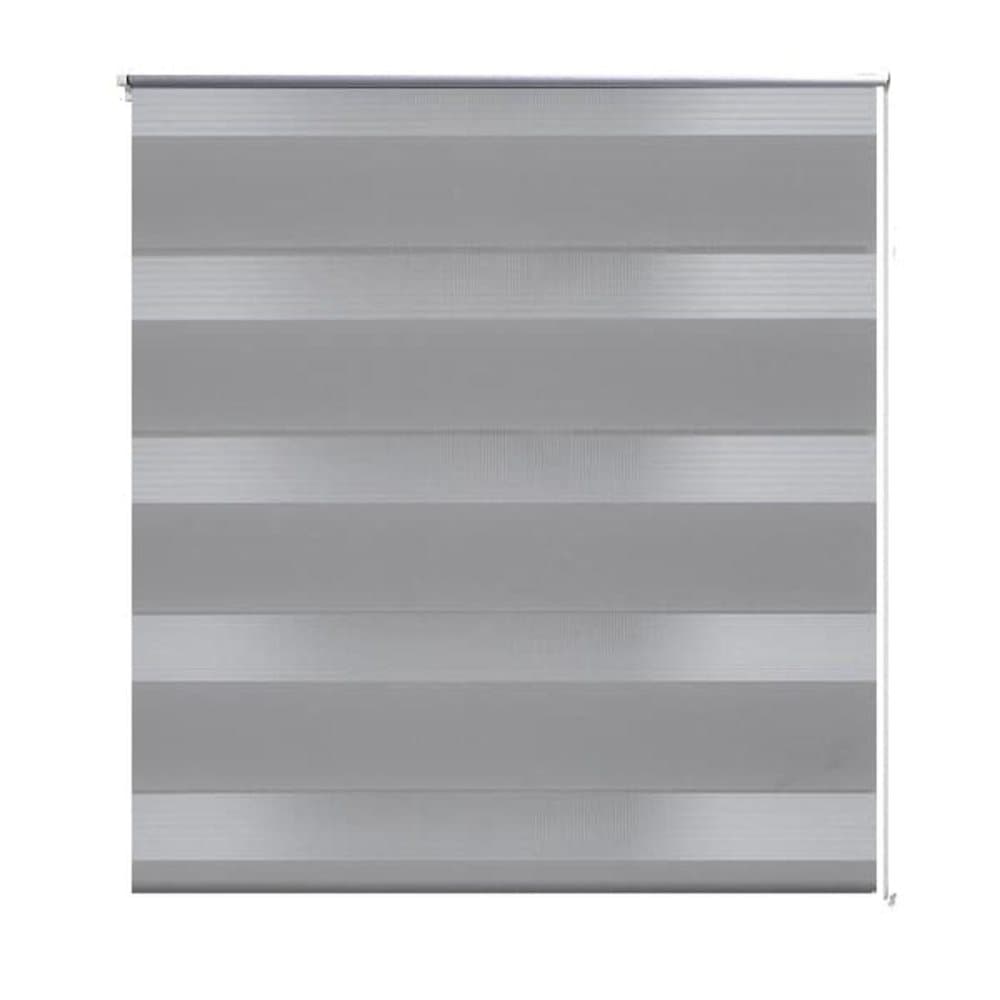 vidaXL Zebra rullakaihdin 120 x 230 cm harmaa