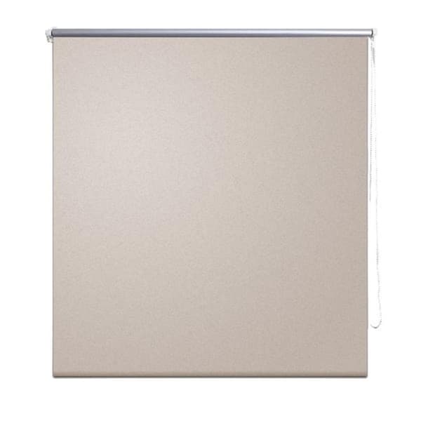 vidaXL Mørklægningsrullegardin 100 x 230 cm beigefarvet