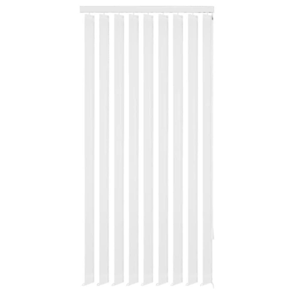 vidaXL Pystykaihtimet valkoinen kangas 195x250 cm