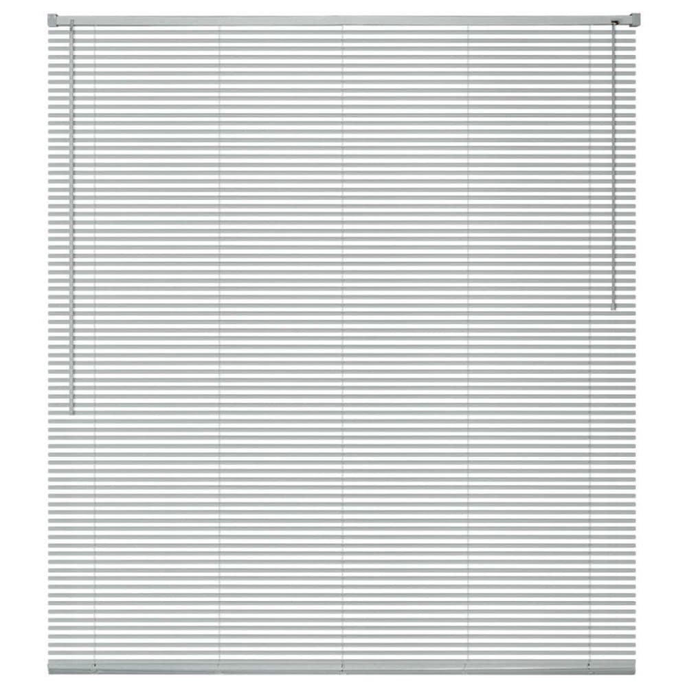 vidaXL Persienner aluminium 100x160 cm silver