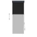 Pikkukuva 3 / 8: vidaXL Ulkorullaverho 60x250 cm antrasiitti