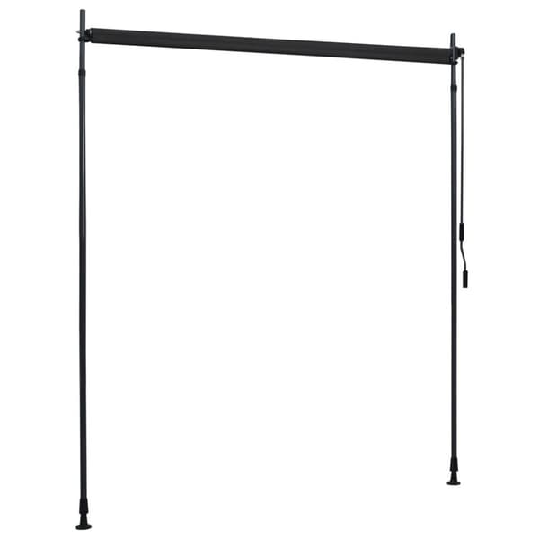 vidaXL udendørs rullegardin 200x270 cm antracitgrå