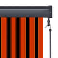 Miniatyrbillede 6 af 8: vidaXL udendørs rullegardin 80x250 cm orange og brun