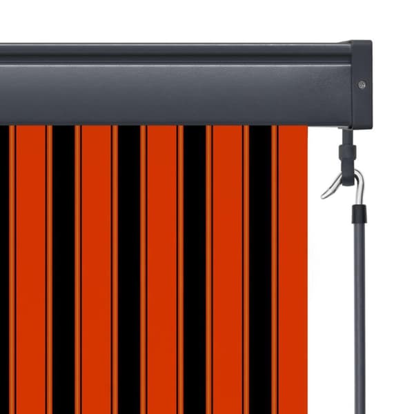vidaXL Rullgardin utomhus 60x250 cm orange och brun