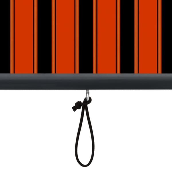 vidaXL Rullgardin utomhus 60x250 cm orange och brun