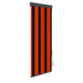 Miniatyrbild 1 av 8: vidaXL Rullgardin utomhus 60x250 cm orange och brun