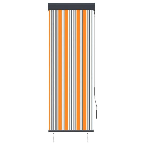 vidaXL udendørs rullegardin 60x250 cm gul og blå