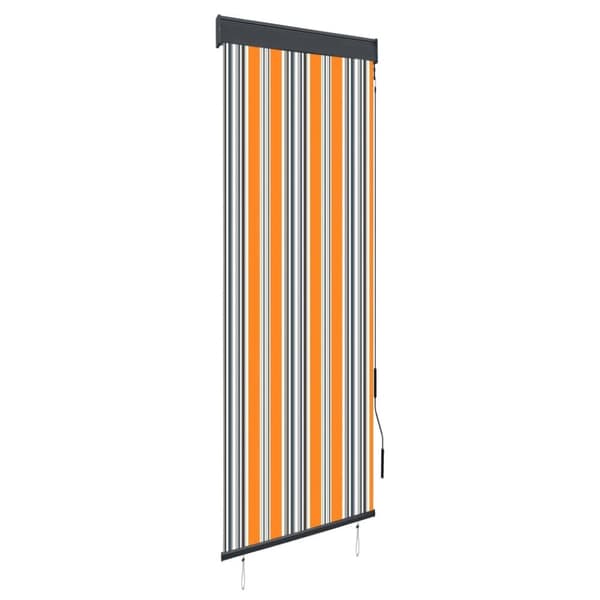 vidaXL udendørs rullegardin 60x250 cm gul og blå