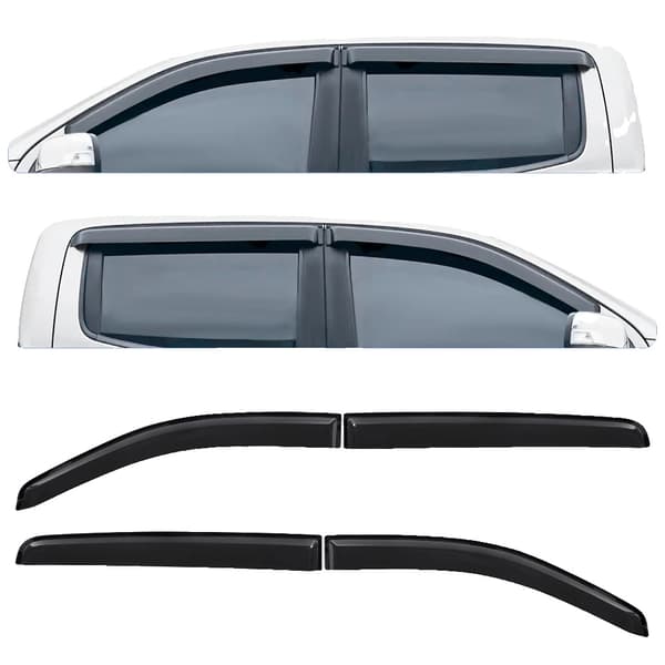 Ford Ranger Vinduesvisir, UV- og ridsebestandige, Nem installation,2019-2022
