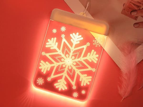 Jul LED-lampa Fönster
