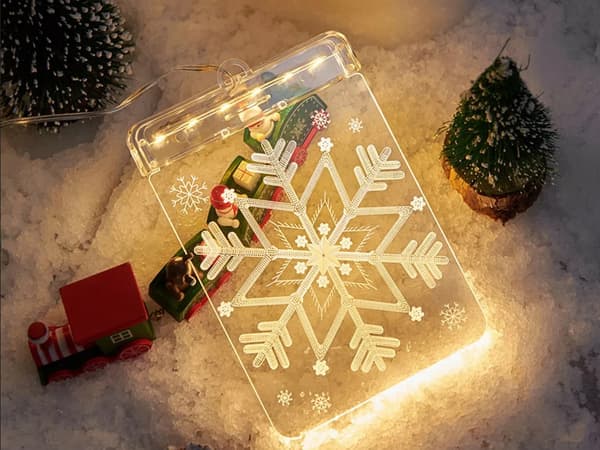 Jul LED-lampa Fönster
