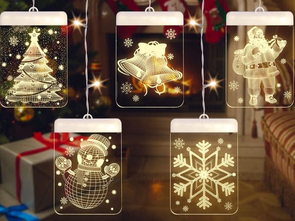 Jul LED-lampa Fönster