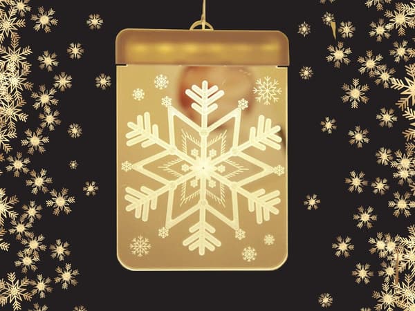 Jul LED-lampa Fönster