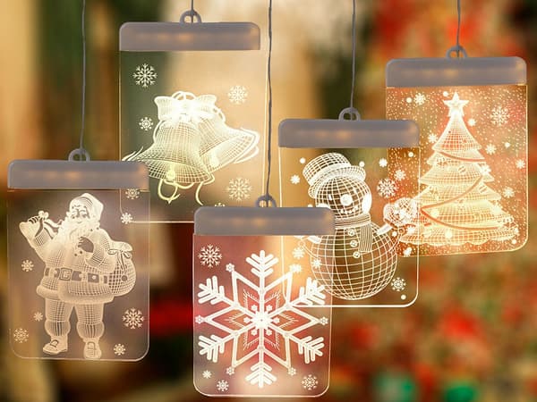 Jul LED-lampa Fönster