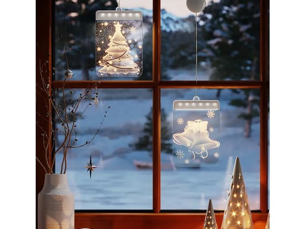 Jul LED-lampa Fönster