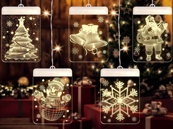 Jul LED-lampa Fönster
