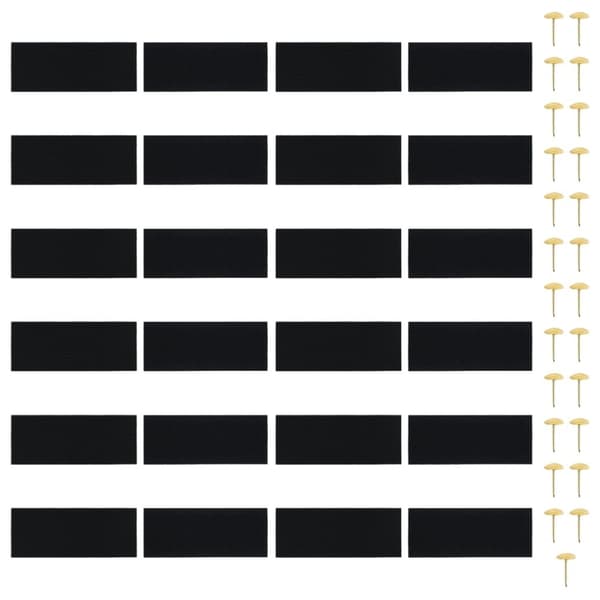vidaXL Insekt dørforheng 210 x 100 cm 2 stk magnet svart