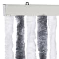 Miniatyrbilde 3 av 7: vidaXL Insektgardin grå og hvit 90x220 cm chenille
