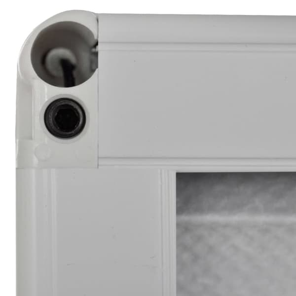 vidaXL plisseret insektnet til vinduer aluminium 60 x 80 cm med afskygning
