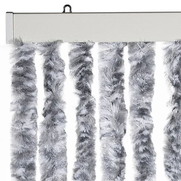 vidaXL insektgardin 100 x 220 cm hvid og grå