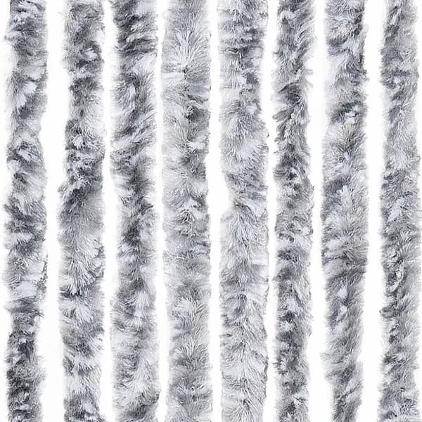 vidaXL insektgardin 100 x 220 cm hvid og grå