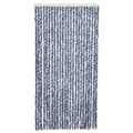 Pikkukuva 4 / 8: vidaXL Hyönteisverho sininen, valkoinen ja hopea 100x220 cm Chenille