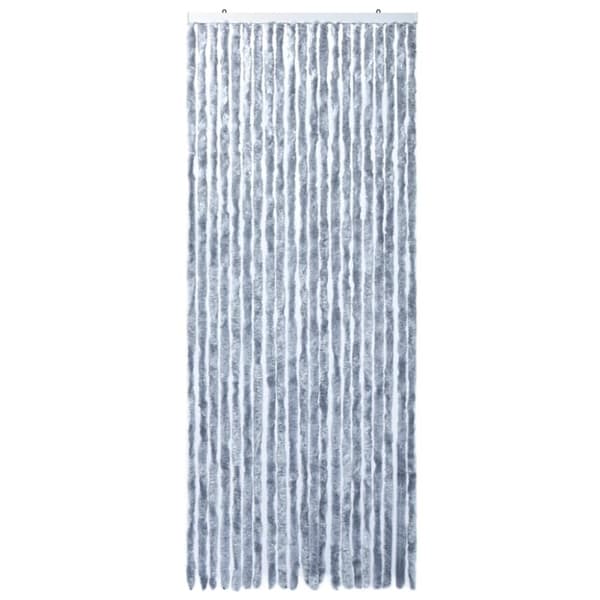 vidaXL insektgardin 90 x 220 cm sølvfarvet