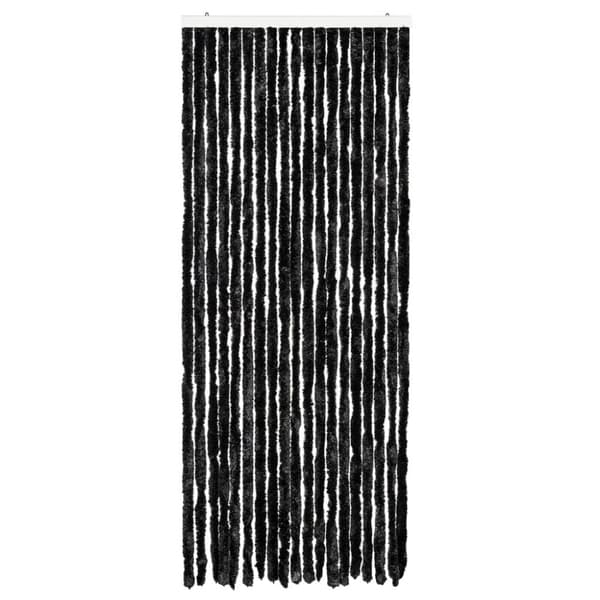 vidaXL Insektsdraperi antracit 56x185 cm chenille