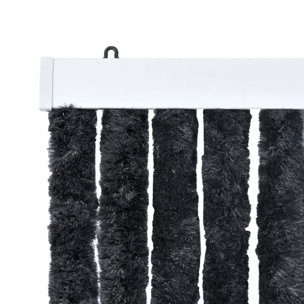 vidaXL Insektsdraperi antracit 56x185 cm chenille
