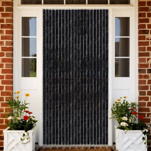 vidaXL Insektgardin 90x220 cm antrasitt