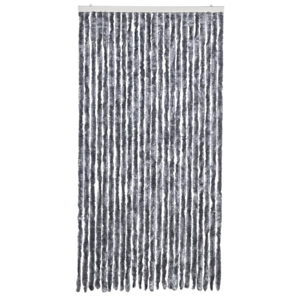 vidaXL Insektsdraperi silver 100x220 cm chenille